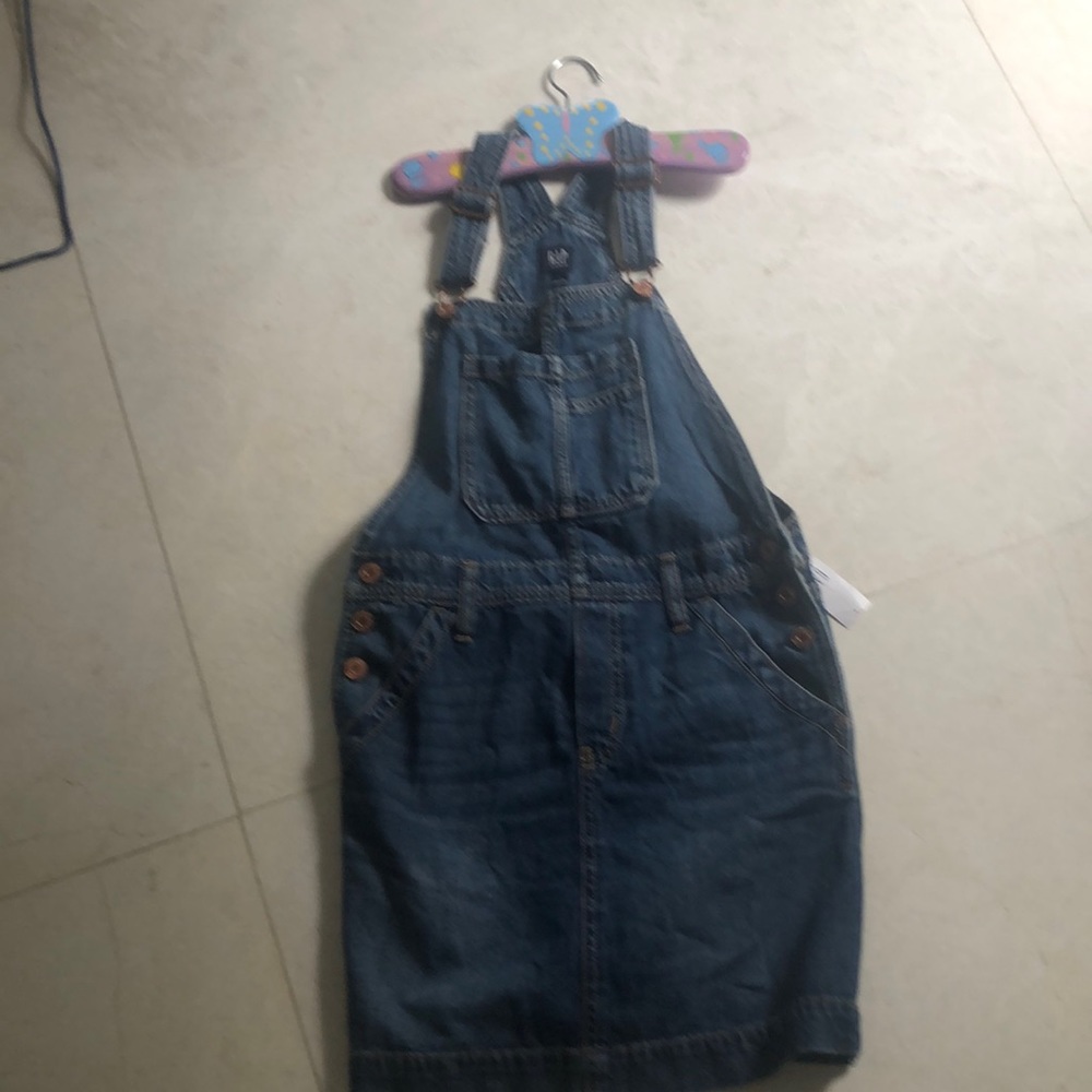 Gap kids size 10 denim overall dress